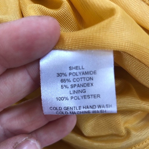 Dainty Jewells Yellow Bateau Neck Bell Sleeve Dress - Picture 12 of 16